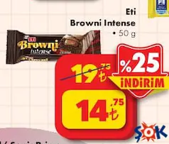 ETİ BROWNİ INTENSE KEK 50 G ETİ BROWNİ INTENSE KEK 50 G